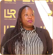 LETLOLE LA RONA LIMITED HOLDS STAKEHOLDE­RS MEETING - PressReader