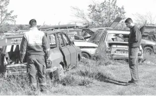  ??  ?? resultante­s serán comerciali­zados como chatarra por el Ministerio.