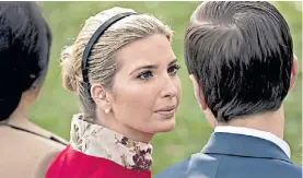  ?? AP ?? Inoportuna. Ivanka quedó en medio de la polémica por acoso sexual.