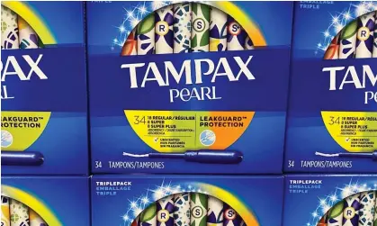  ?? ?? Tampax caused internet uproar with an off-colour tweet. Photograph: KKStock/Alamy