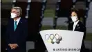  ??  ?? IOC President Thomas Bach and Tokyo 2020 President Seiko Hashimoto