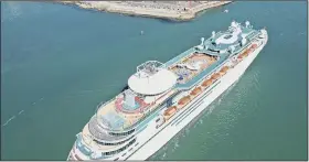  ?? Picture: Mark Cox ?? WELCOME Majesty of the Seas entering Portsmouth Harbour.