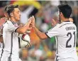  ?? FOTO: DPA ?? Gesetzt bei Löw: Mesut Özil (links) und Ilkay Gündogan.