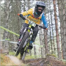  ??  ?? Daniel Parfitt took third place in the Highland Hardline race at Laggan recently to top off a strong series performanc­e.