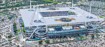  ??  ?? ESTADIO ‘NUEVO’. El Clásico será en el Hard Rock Stadium, que ha sido renovado por 470 millones.