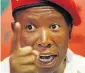  ??  ?? CAPTURE: Julius Malema