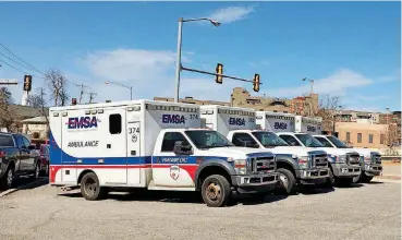  ??  ?? The Emergency Medical Services Authority oversees ambulance service in Oklahoma City and several suburban communitie­s.[THE OKLAHOMAN ARCHIVES]