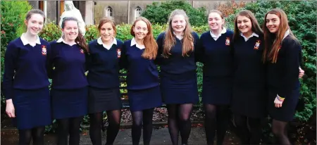  ??  ?? St Mary’s Macroom students gather ahead of the BT Science Exhibition