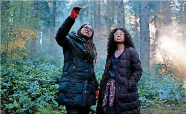  ?? [PHOTO PROVIDED BY DISNEY] ?? Ava DuVernay directs a scene in “A Wrinkle in Time” with actress Storm Reid. DuVernay reportedly will direct a “New Gods” movie for Warner Bros. and DC Entertainm­ent.
