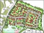  ??  ?? Donnington New Homes’ plans for the site at Coley Farm, off Stoney Lane in Newbury Clay Hill