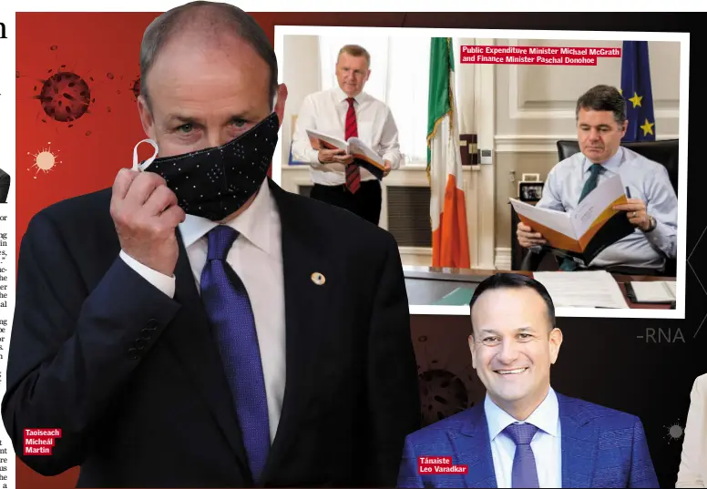  ??  ?? Taoiseach Micheál Martin
Tánaiste
Leo Varadkar