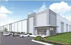  ?? Plymouth REIT ?? This image is a rendering of a planned 236,600 square foot industrial spec building at 6785 Calhoun Hwy. in Shannon.