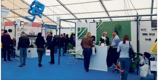  ??  ?? La place Masséna accueille le Salon de l’Immobilier pour la deuxième année consécutiv­e. Un emplacemen­t désormais pérenne.