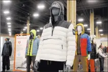  ?? Rachel Aston Las Vegas Review-journal ?? Puffa jackets at the Hawke &amp; Co. booth at the fashion trade show.