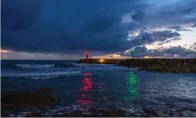  ??  ?? The entrance to San Vito port in Mazara del Vallo. Photograph: Alessio Mamo/The Guar