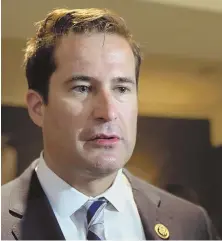  ?? STAFF FILE PHOTO BY NANCY LANE ?? ESCALATING CRISIS: U.S. Rep. and Iraq veteran Seth Moulton is troubled by a lack of a ‘strategic approach’ to the Syrian war, urging an ‘achievable end game.’