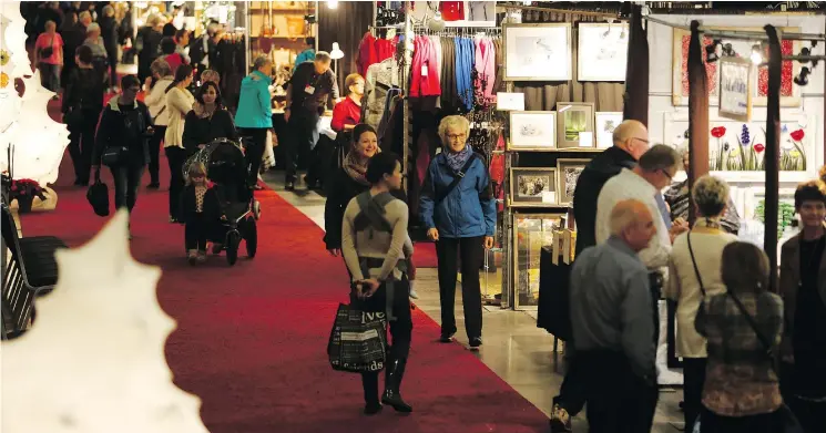  ??  ?? The Circle Craft Christmas Market returns Nov. 8-12 to the Vancouver Convention Centre West, Hall C. This year, there are 60 new vendors selling their merchandis­e.