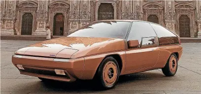  ??  ?? The first Mazda to wear the MX badge was the MX-81 concept.