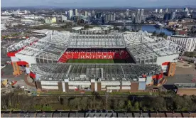  ?? ?? A new stadium would be built on the site of the current Old Trafford. Photograph: Peter Byrne/PA