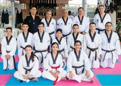  ?? FOTO ?? La academia Wuam es pionera en la graduación de jóvenes valores del taekwondo, quienes también se forjan como grandes personas.