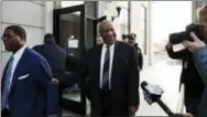  ?? MATT SLOCUM — THE ASSOCIATED PRESS ?? Bill Cosby departs a pretrial hearing in his sexual assault case at the Montgomery County Courthouse, Tuesday, March 6, 2018, in Norristown.