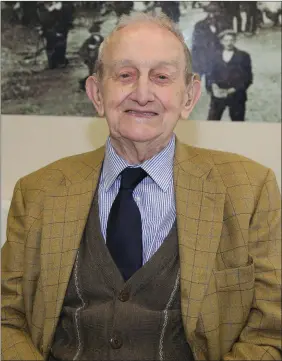  ??  ?? Ned Hartnett, Kanturk, celebrated his 100th on Tuesday. Photos: Sheila Fitzgerald