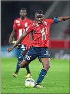  ??  ?? Amadou, le capitaine du Losc.