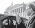  ?? Andrew Harnik, The Associated Press ?? Sen. Al Franken leaves the U.S. Capitol last Thursday after announcing he will resign from the Senate in coming weeks.