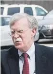  ??  ?? John Bolton starts work at the White House tomorrow