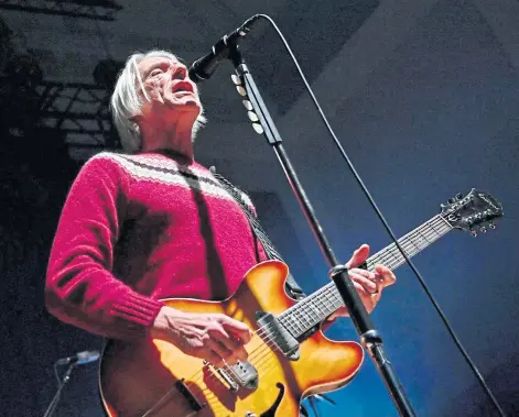  ?? ?? JOURNEY: Paul Weller treated his fans in Aberdeen to a tour through his extensive catalogue of hits.