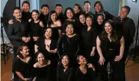  ??  ?? Viva Voce musical group: all conservato­ry-trained