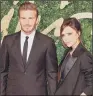  ??  ?? David and Victoria Beckham were travelling when the attempted break-in happened.