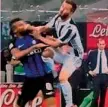  ??  ?? L’ammissione Il fallo di Pjanic su Rafinha in Inter-Juventus del 2018