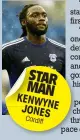  ??  ?? STAR MAN KENWY
NE JONES
Cardiff