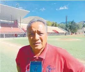  ?? /Fotos:sergio García ?? TRABAJO. Esperan con los nombramien­tos poder realizar mejor trabajo para el área del beisbol en la capital de Guanajuato.