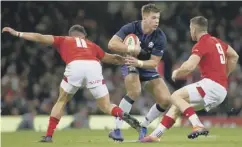  ??  ?? Huw Jones has been criticised for his performanc­e in Cardiff.