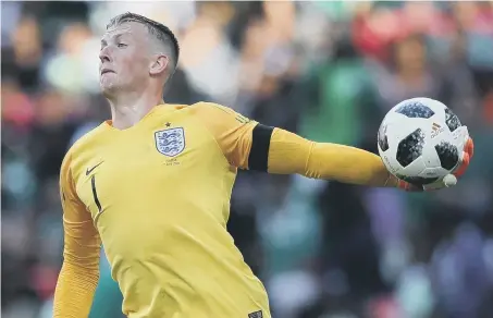  ??  ?? Jordan Pickford has been handed the No 1 shirt ahead of England’s World Cup challenge.