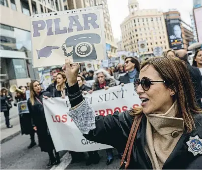  ?? Daniel Gonzalez / EFE ?? Los letrados han conseguido buena parte de sus reclamacio­nes tras una protesta histórica