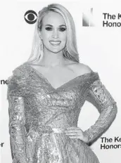  ?? GREG ALLEN/INVISION 2019 ?? Country star Carrie Underwood has recorded her first album of gospel music,“My Savior.”