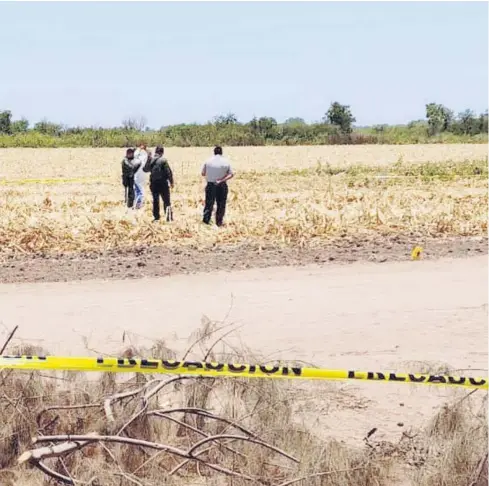  ??  ?? > El área fue acordonada por la Policía Municipal.