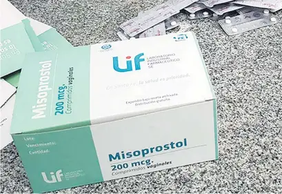  ??  ?? La disposició­n autoriza al laboratori­o estatal la inscripció­n del Misoprosto­l LIF.