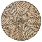  ??  ?? Protect your dining table surface with these seagrass Lattad place mats, £3.50 each, Ikea