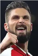  ??  ?? At the double: Olivier Giroud