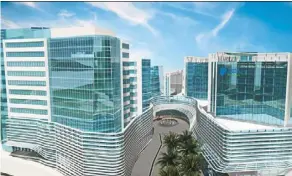  ?? ?? A 3D visual of the remodelled facade of Pantai Hospital Kuala Lumpur.