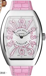  ??  ?? Vanguard Lady不鏽鋼機械腕­錶，約NT$28萬。