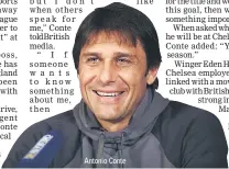  ??  ?? Antonio Conte