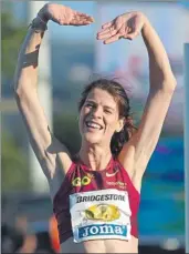  ?? FOTO: EFE ?? La atleta Ruth Beitia aspira a medalla en altura