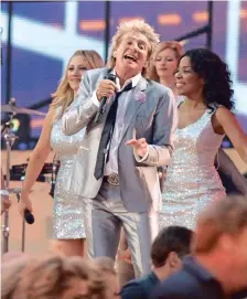  ??  ?? In tune Rod Stewart is among the performers.