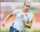  ?? FOTO: FIFA ?? Hegerberg Una ‘killer’ en toda regla