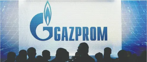  ?? OLGA MALTSEVA / AFP VIA GETTY IMAGES ?? “Gazprom does not have much additional spare capacity to raise production straight away,” one analyst says.